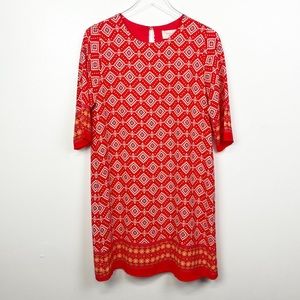 Everly Printed Shift Dress, M